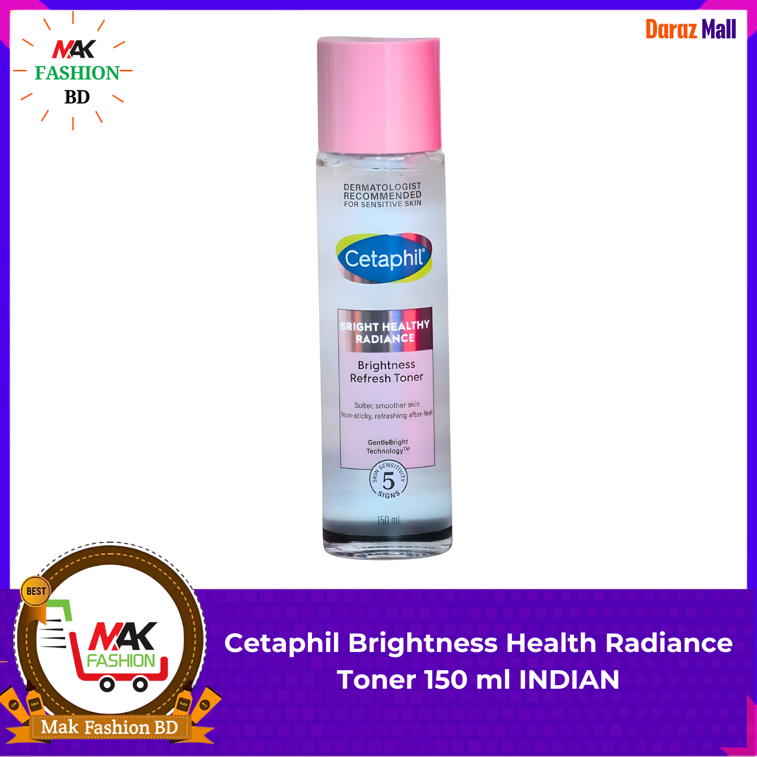 Cetaphil Brightness Health Radiance Toner 150ml INDIAN  316680846