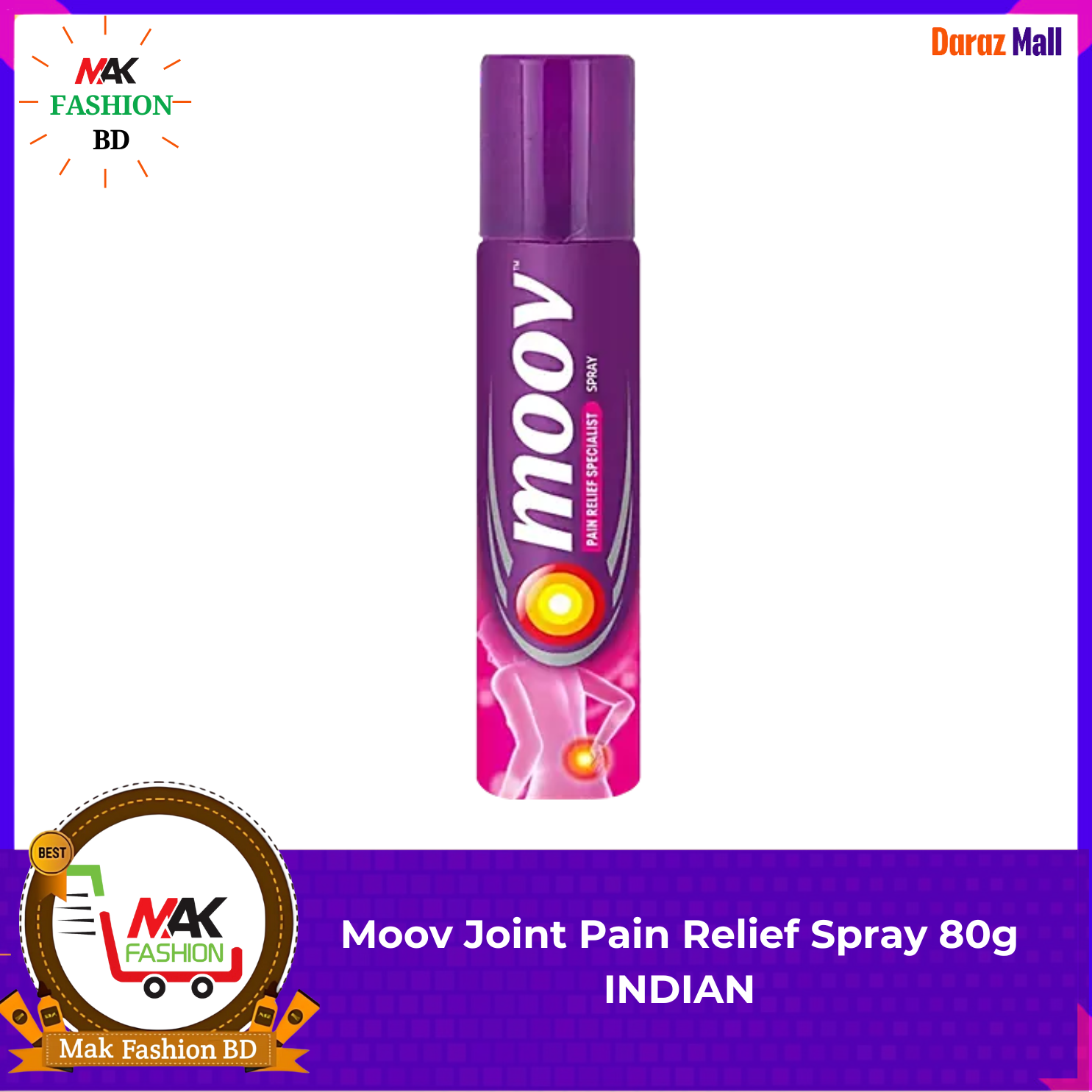 Moov Joint Pain Relief Spray 80g INDIAN  317310514