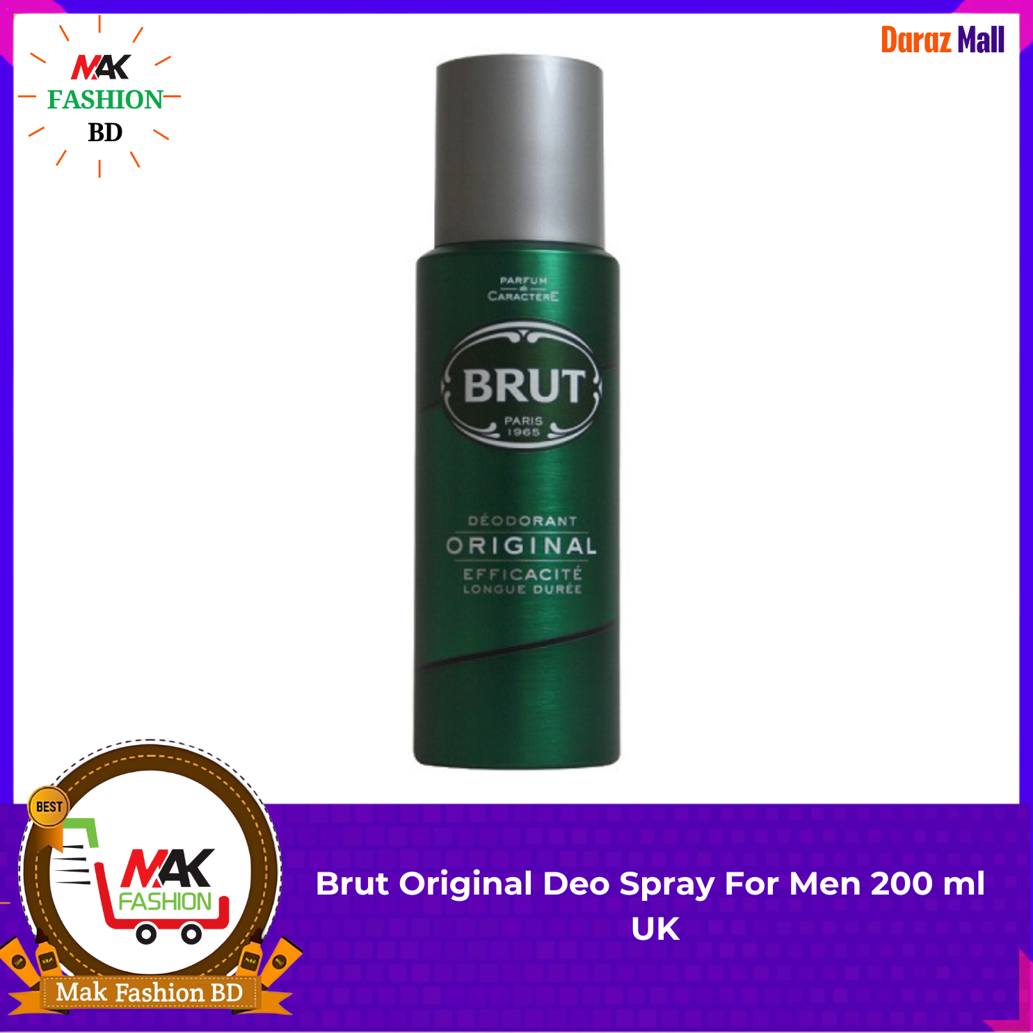 Brut Original Deo Spray For Men 200ml UK 321748140