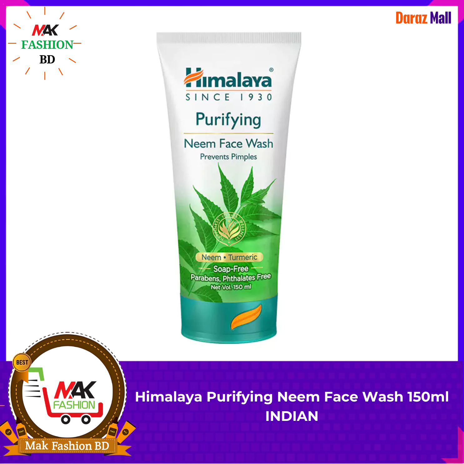 Himalaya Purifying Neem Face Wash 150ml INDIAN  324632963