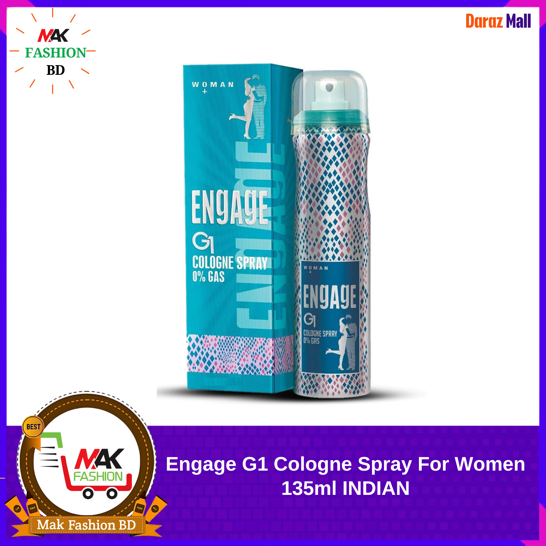 Engage G1 Cologne Spray For Women 135ml INDIAN  352086157