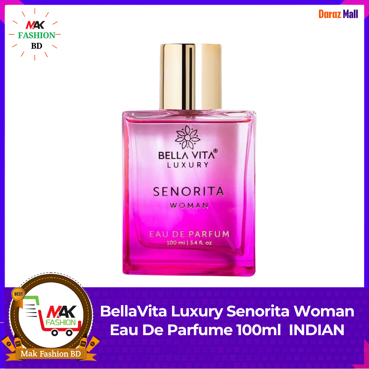 BellaVita Luxury Senorita Woman Eau De Parfume 100ml INDIAN 503974335