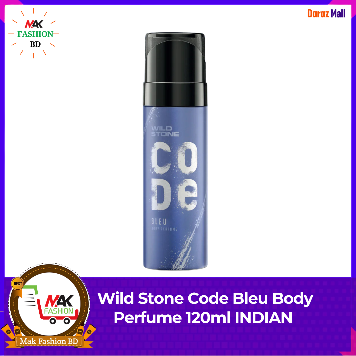 Wild Stone Code Bleu Body Perfume 120ml INDIAN  503842990