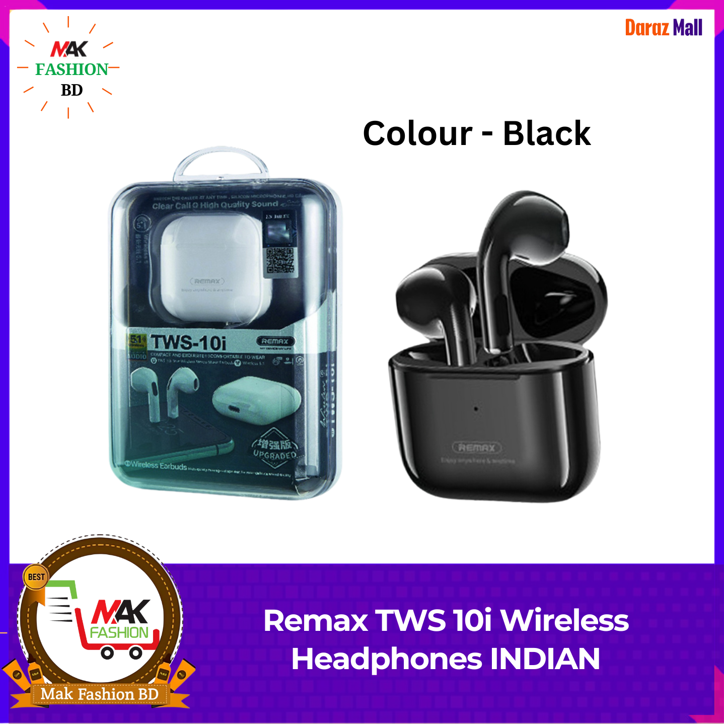 Remax TWS 10i Wireless Headphones INDIAN  388102724