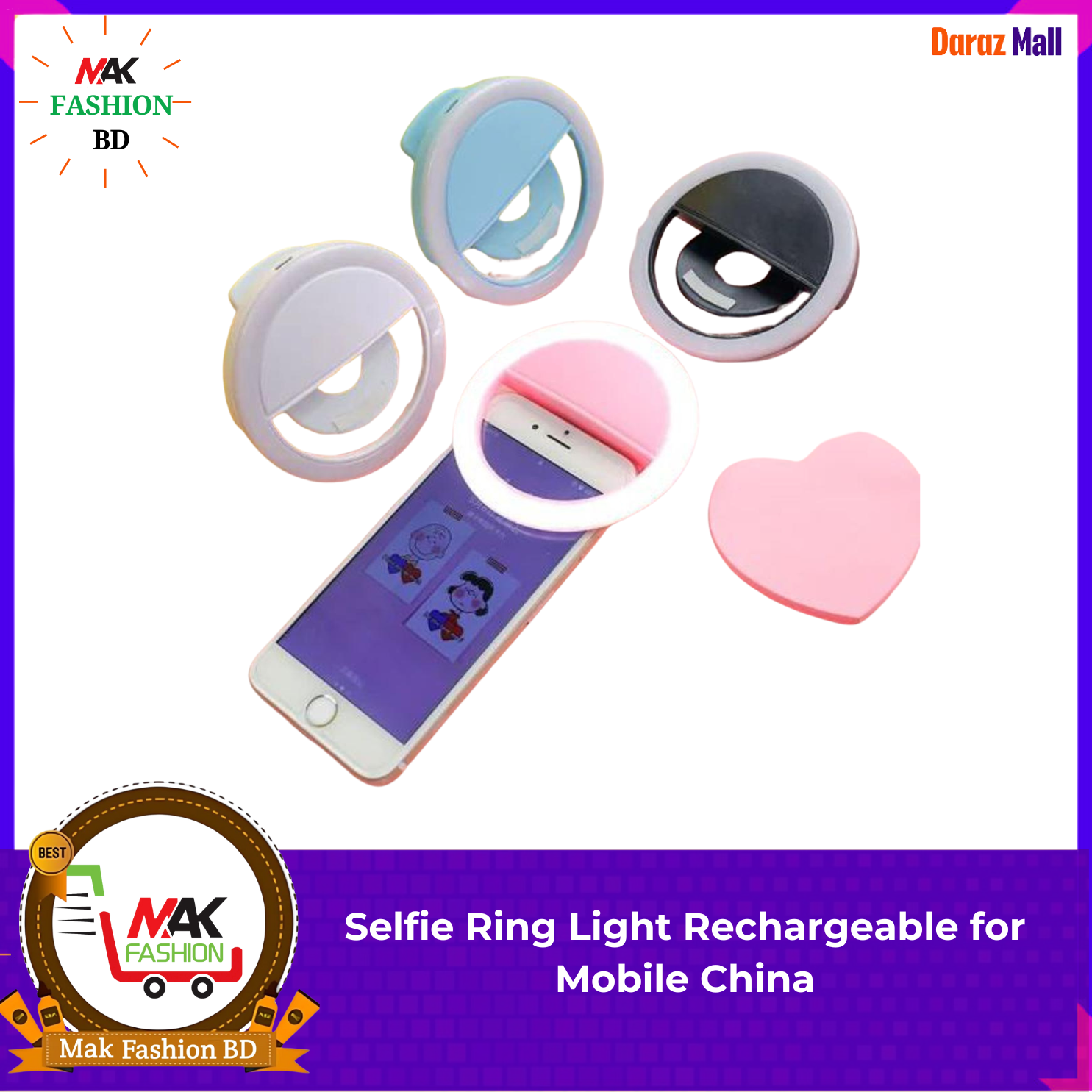 Selfie Ring Light Rechargeable for Mobile CHINA 526970221