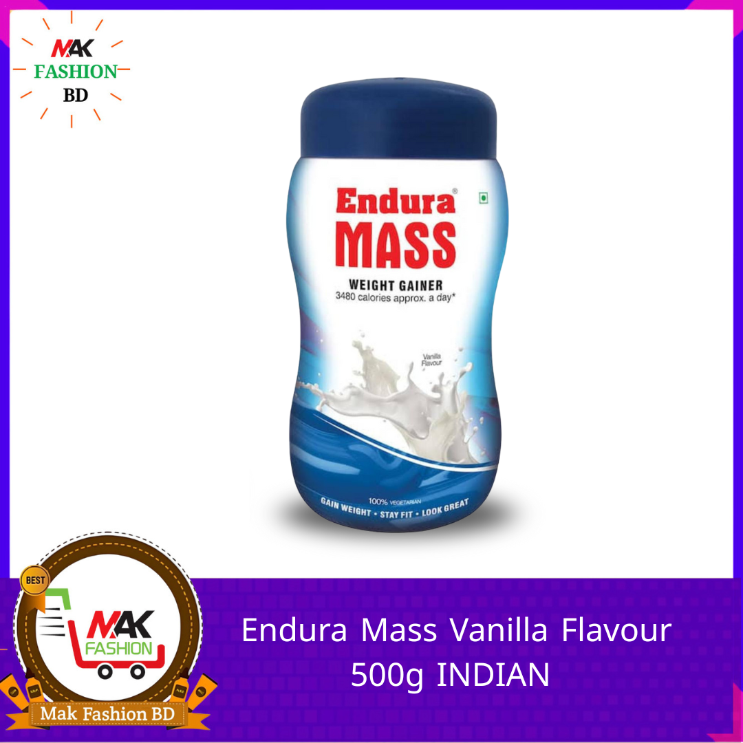 Endura Mass Vanilla Flavour 500g INDIAN 182516830
