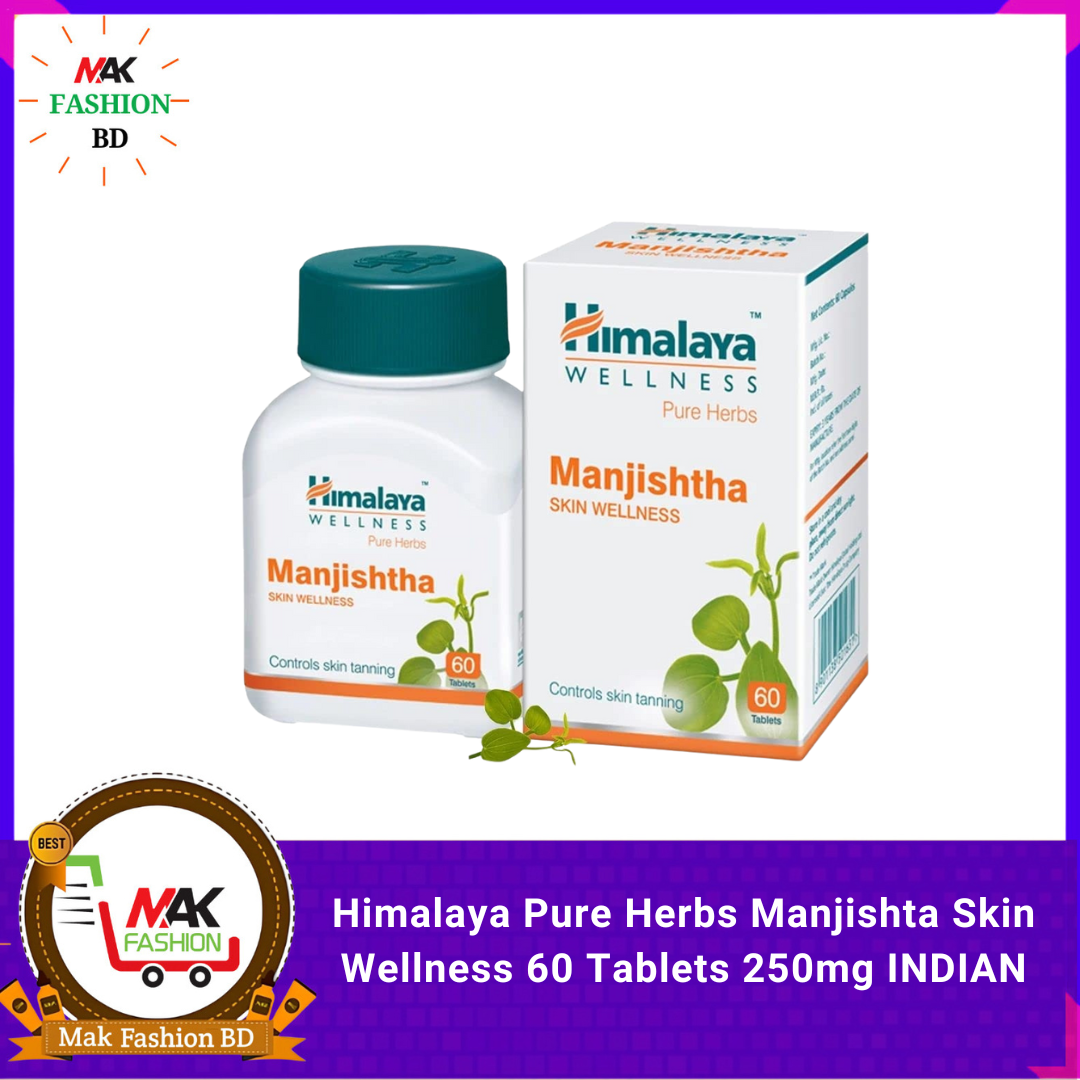 Himalaya Pure Herbs Manjishta Skin Wellness 60 Tablets 250mg INDIAN
