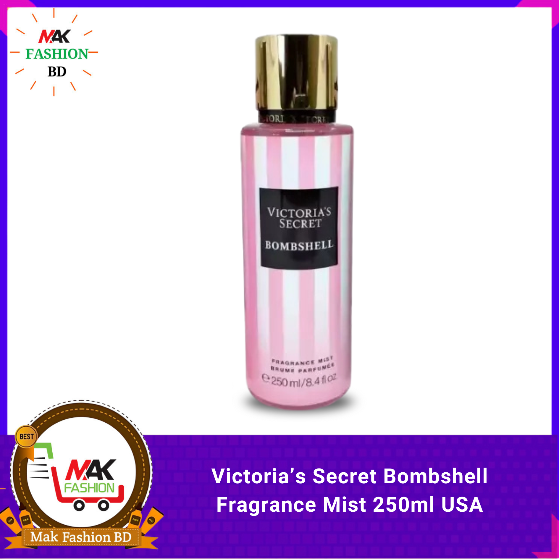 Victoria’s Secret Bombshell Fragrance Mist 250ml USA 543987316