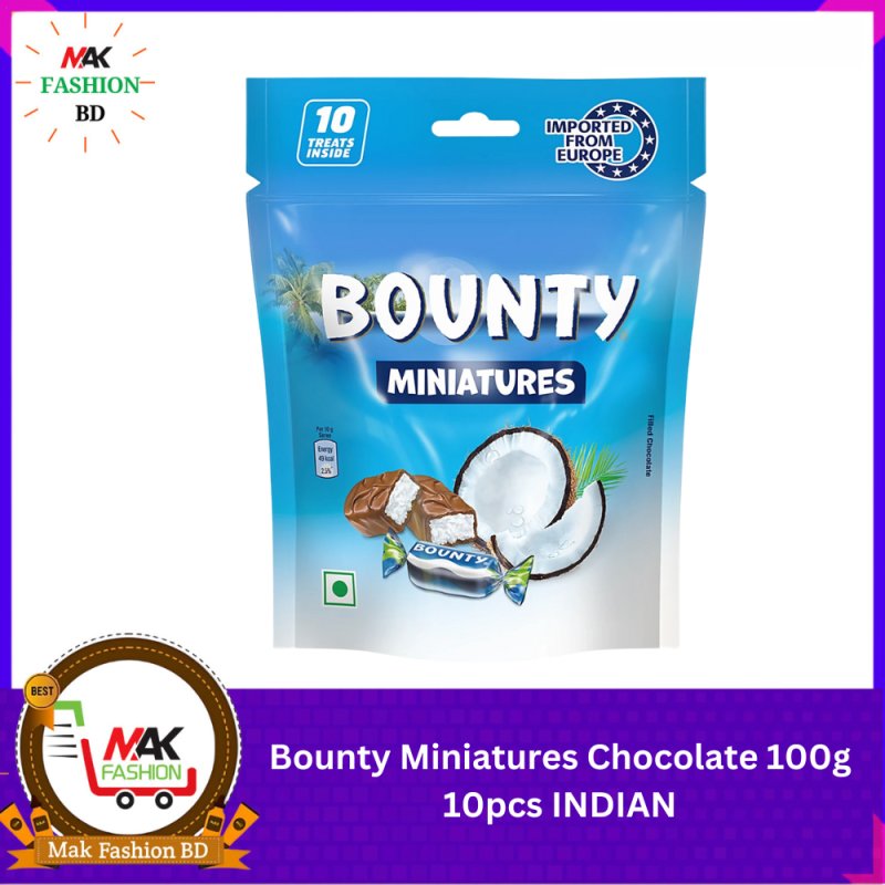 Bounty Miniatures Chocolate 100g 10pcs INDIAN  173580414